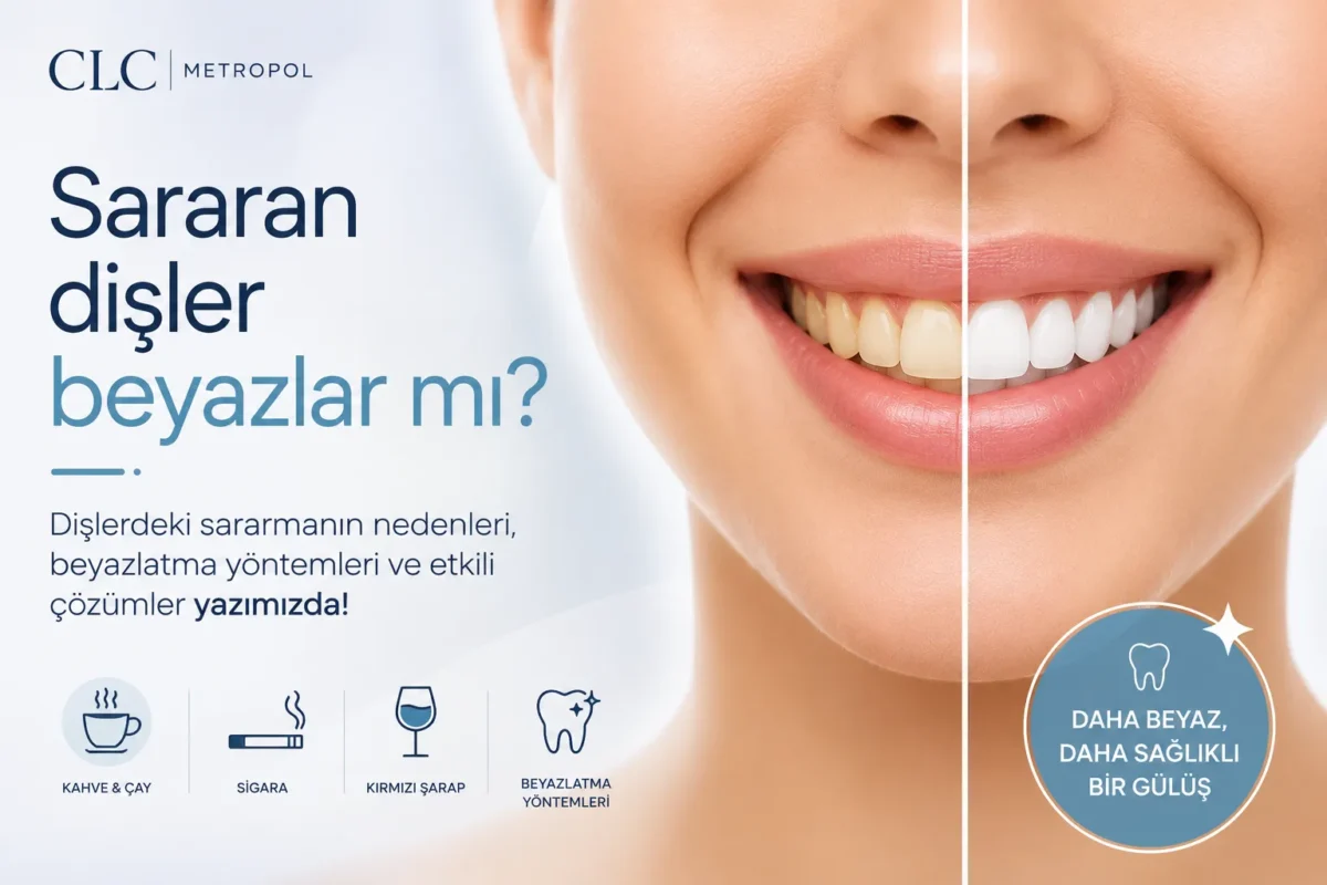 Sararan dişler nasıl beyazlar